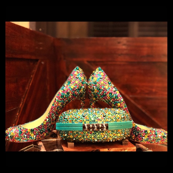 louboutin heels swarovski